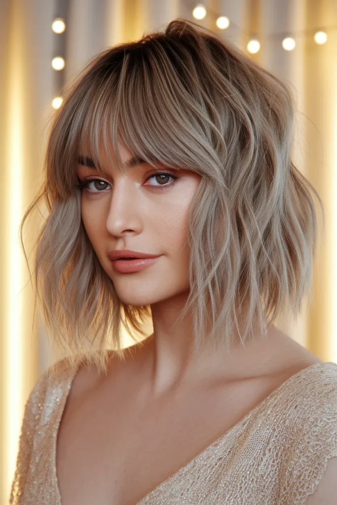 Wispy Bang Lob