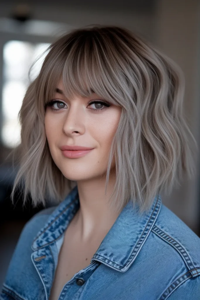 Wispy Bangs Lob