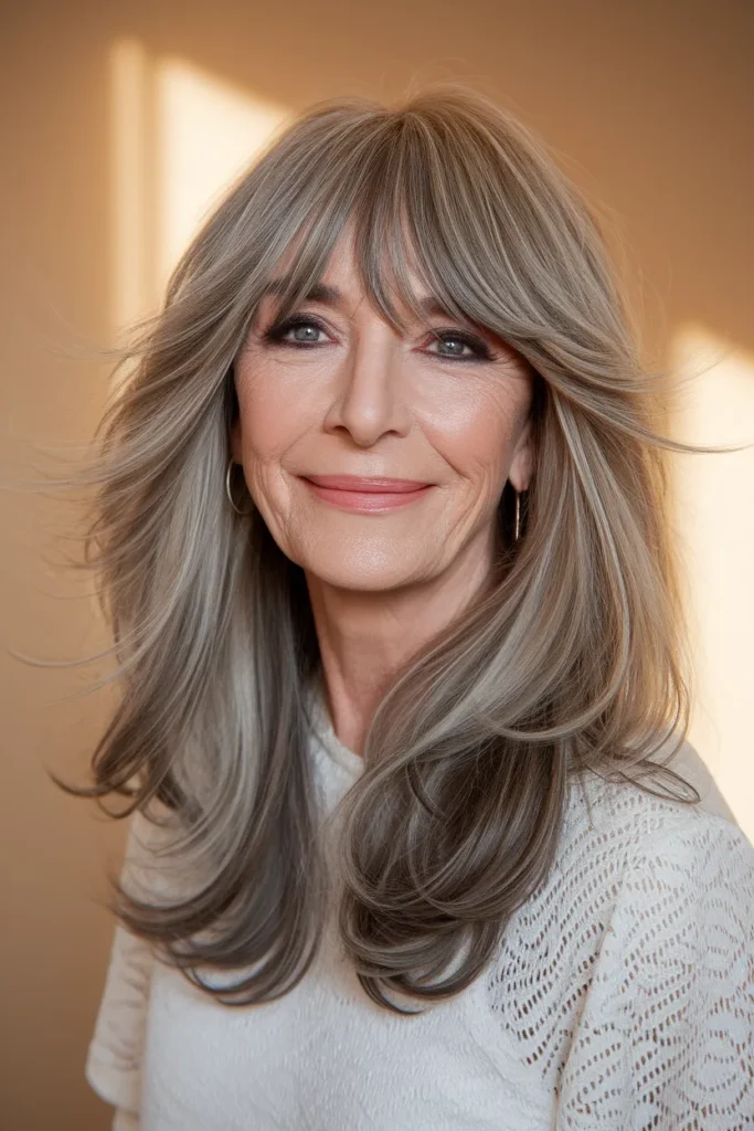 Wispy Long Fringe