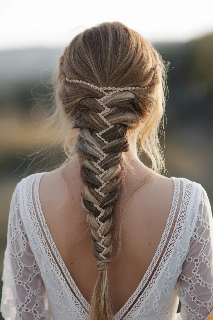 Woven Fishtail Sweep