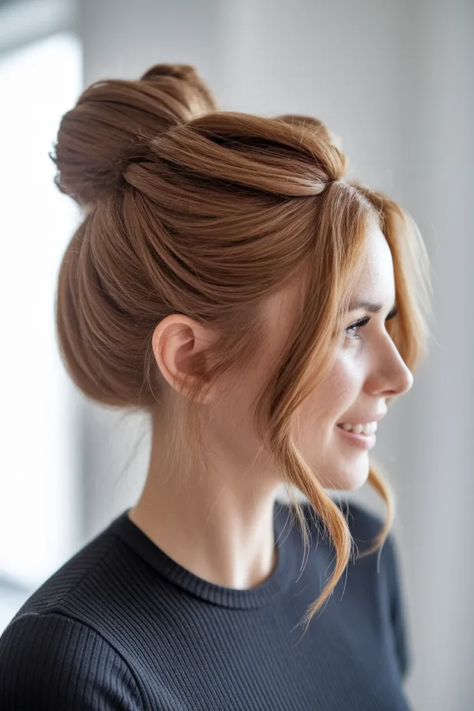 Wrapped High Bun