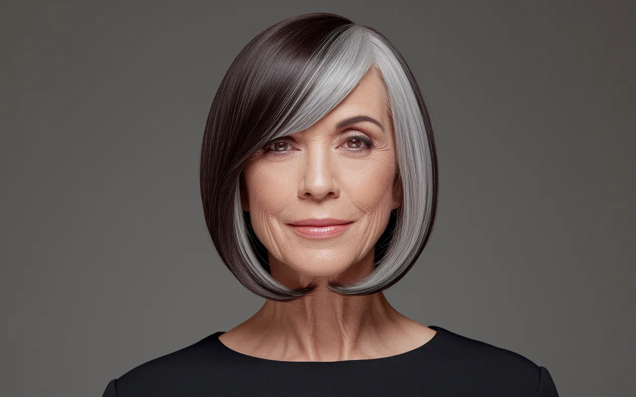bang hairstyles over 50