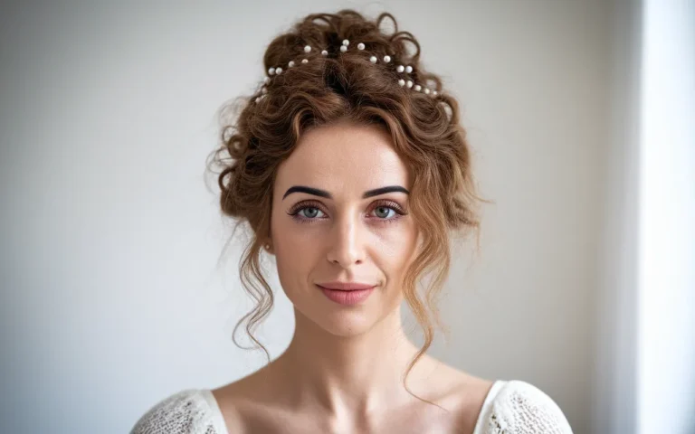 curly bun hairstyles