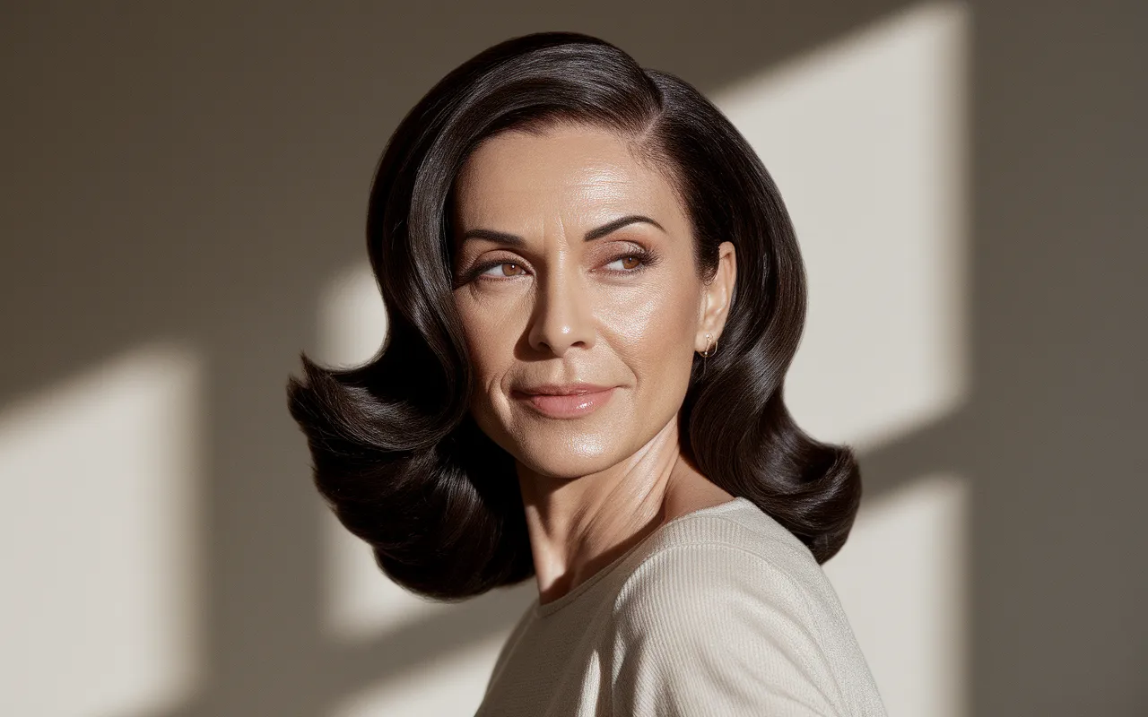 medium hairstyles over 60