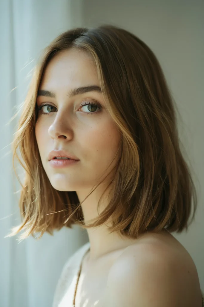 Airy Cheekbone Bob