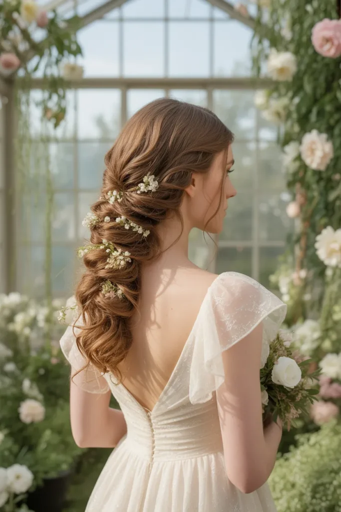 Blossom Twist Half-Up