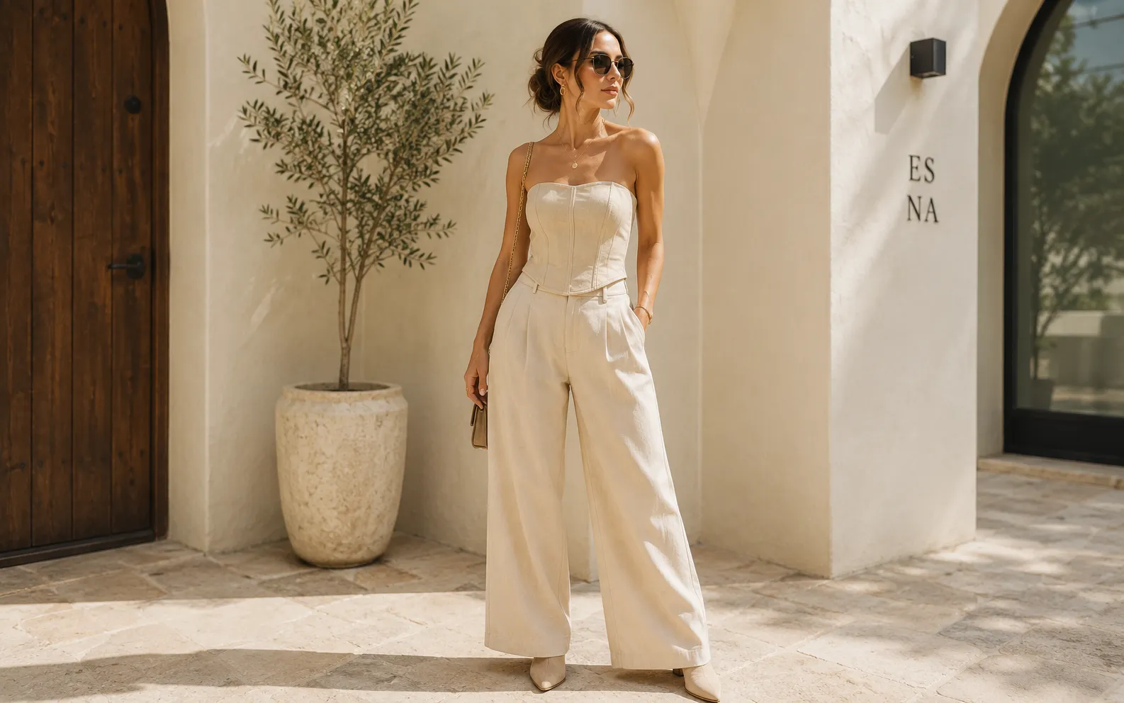 Boho Street Style Corset Outfit