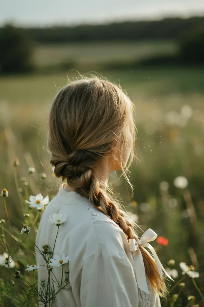 Bow Fishtail Braid