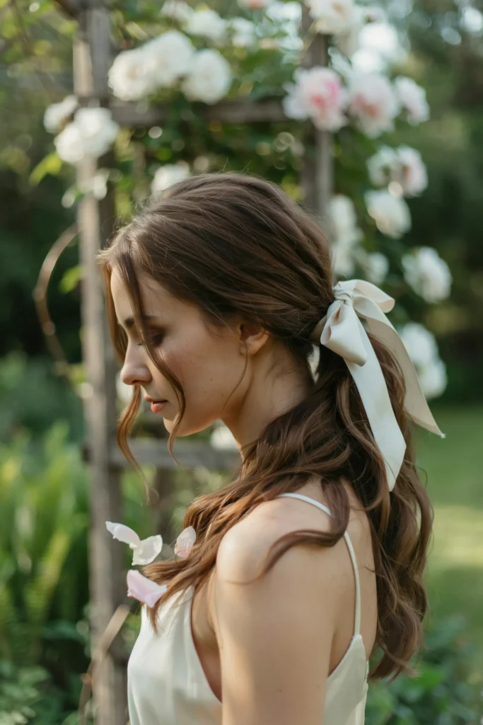 Bow Side Ponytail