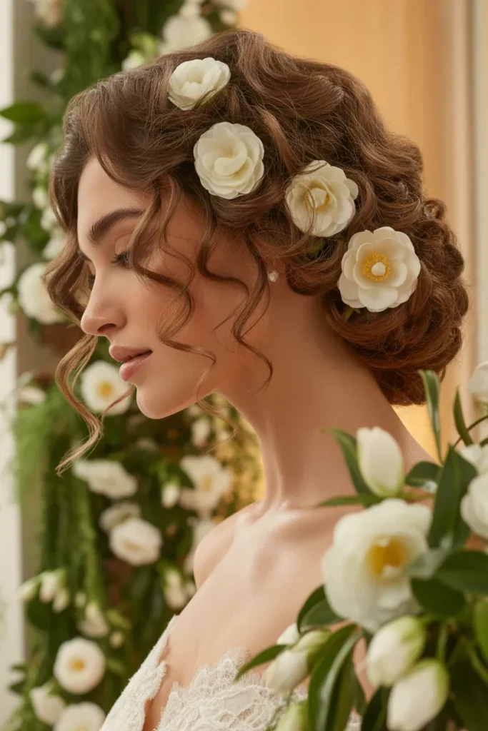 Camellia Cluster Updo