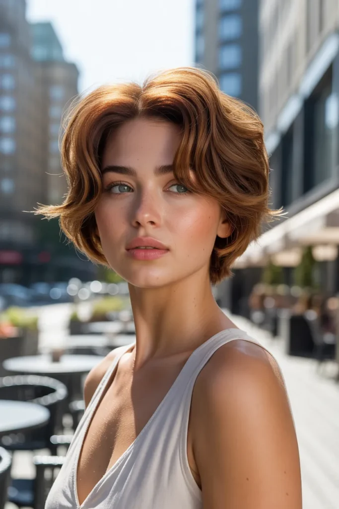 Chic and Playful Short Kitty Cut
