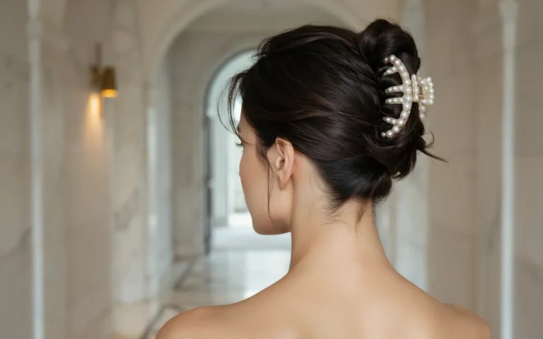 claw clip hairstyles for short hair