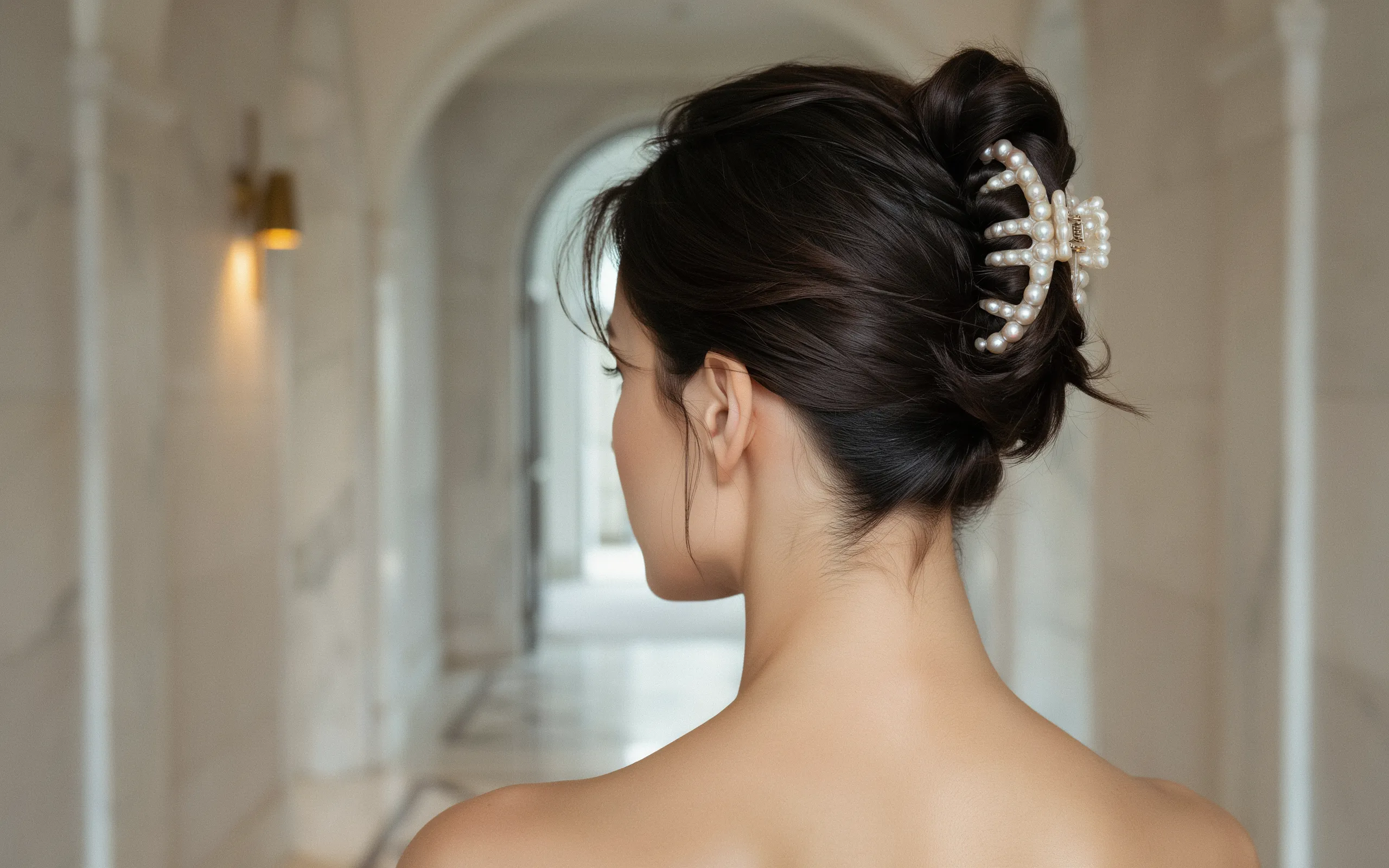 claw clip hairstyles for short hair