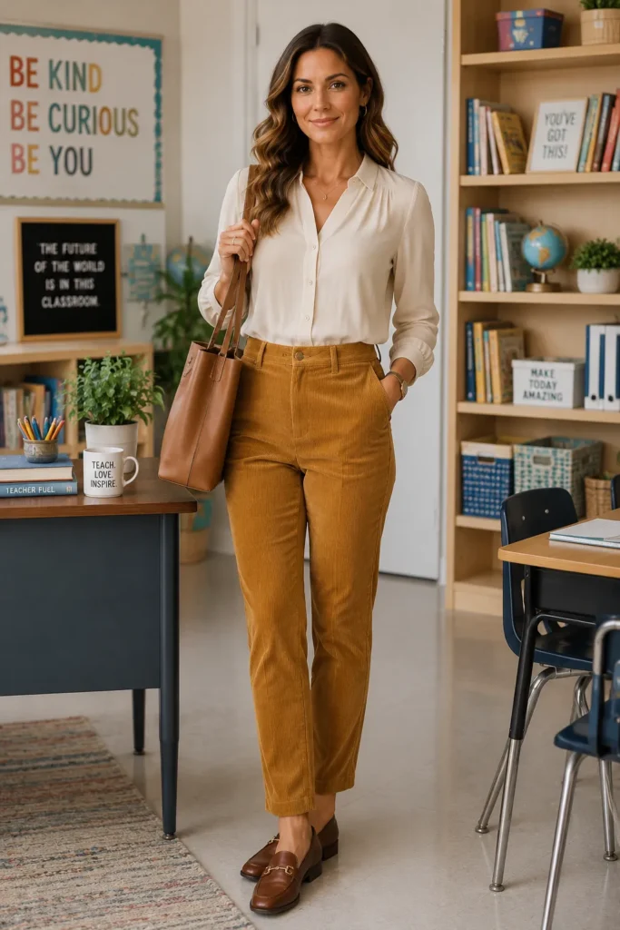 Colored Corduroy Pants