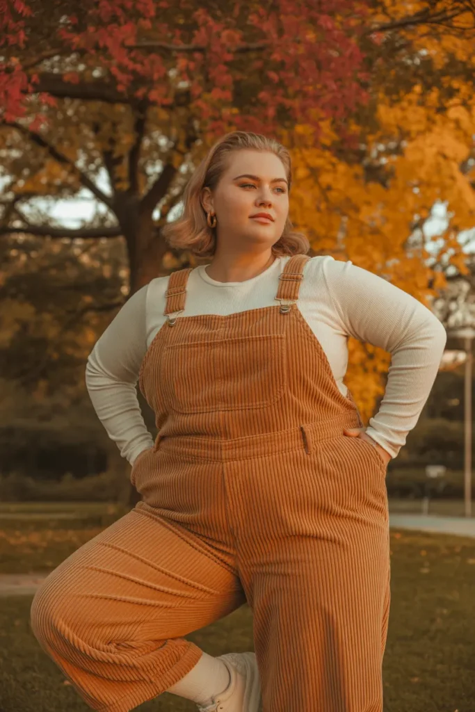 Corduroy Overall Charm