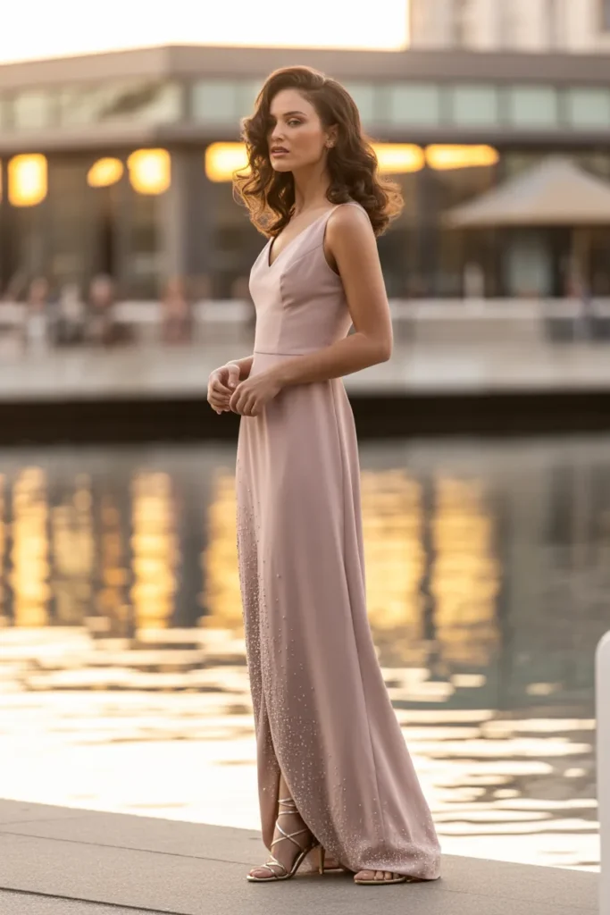 Crystal Hem Dress