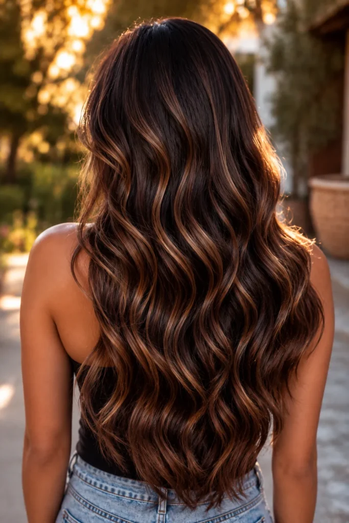 Dark Caramel Veil