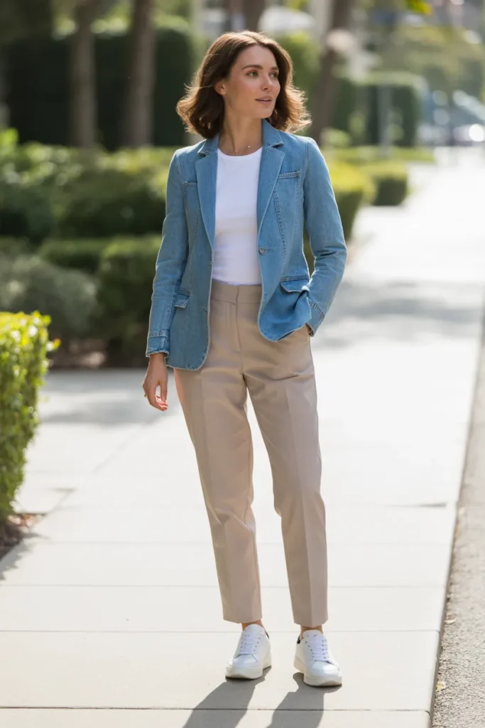 Denim Blazer Combo