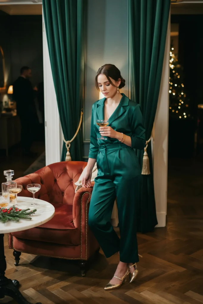 Emerald Jumpsuit Luxe
