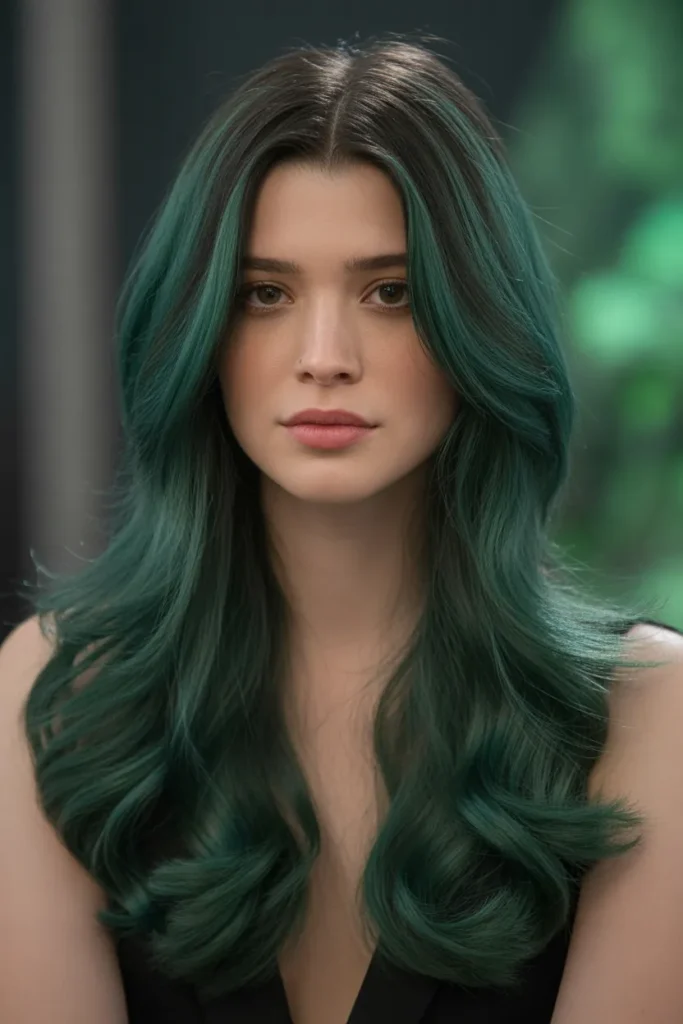 Emerald Witch Layers with Subtle Volume