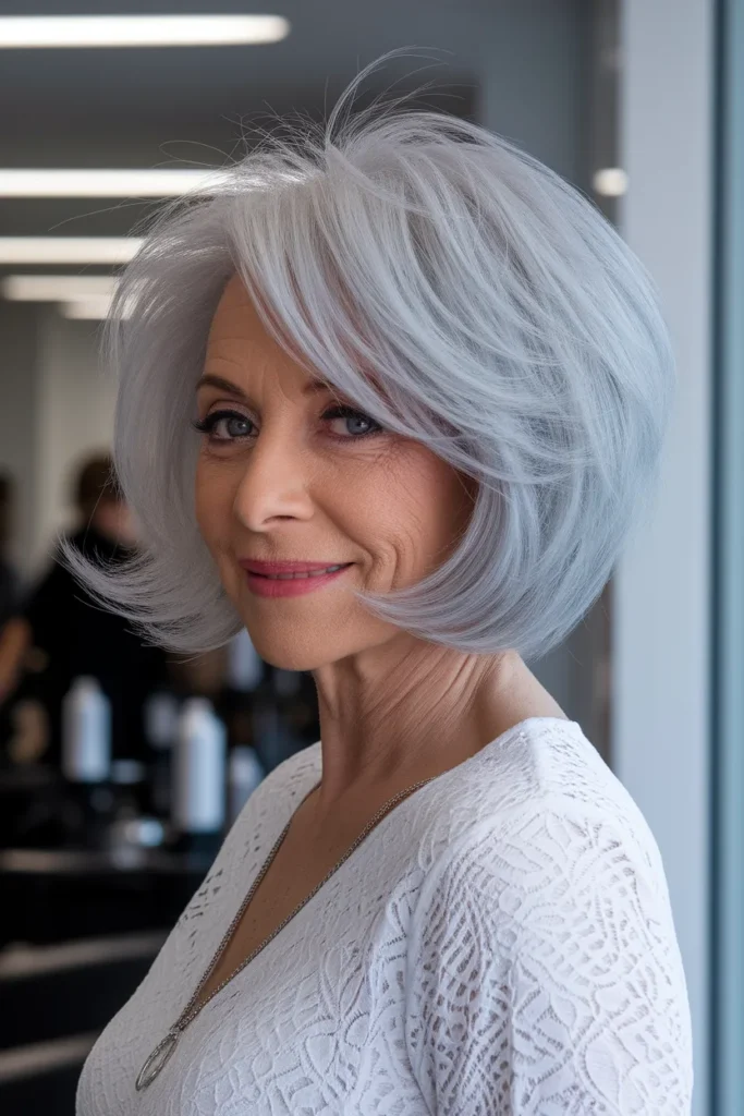 Feathered Crown Bob