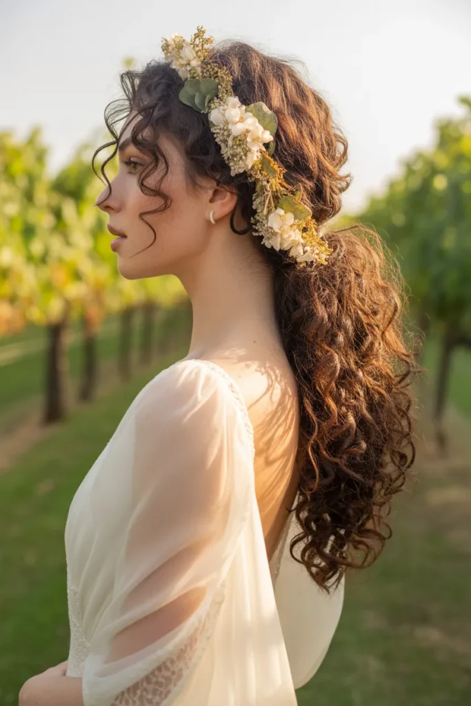 Floral Vine Ponytail