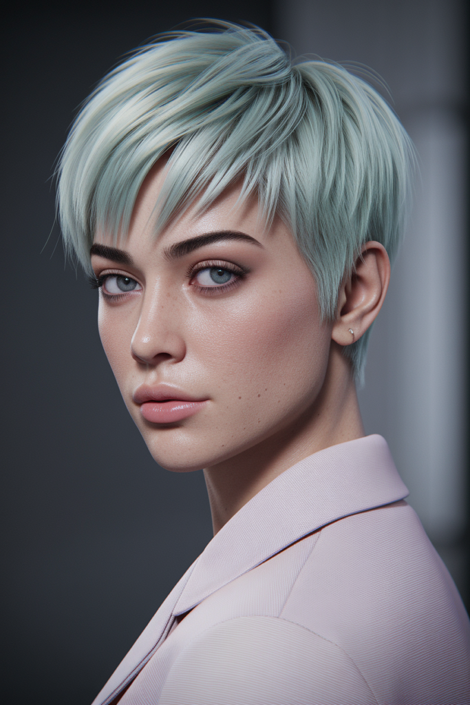 Frosted Mint Tips