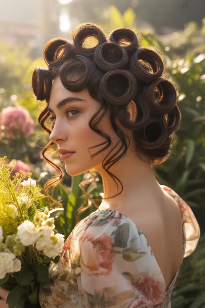 Gathered Curl Bouquet