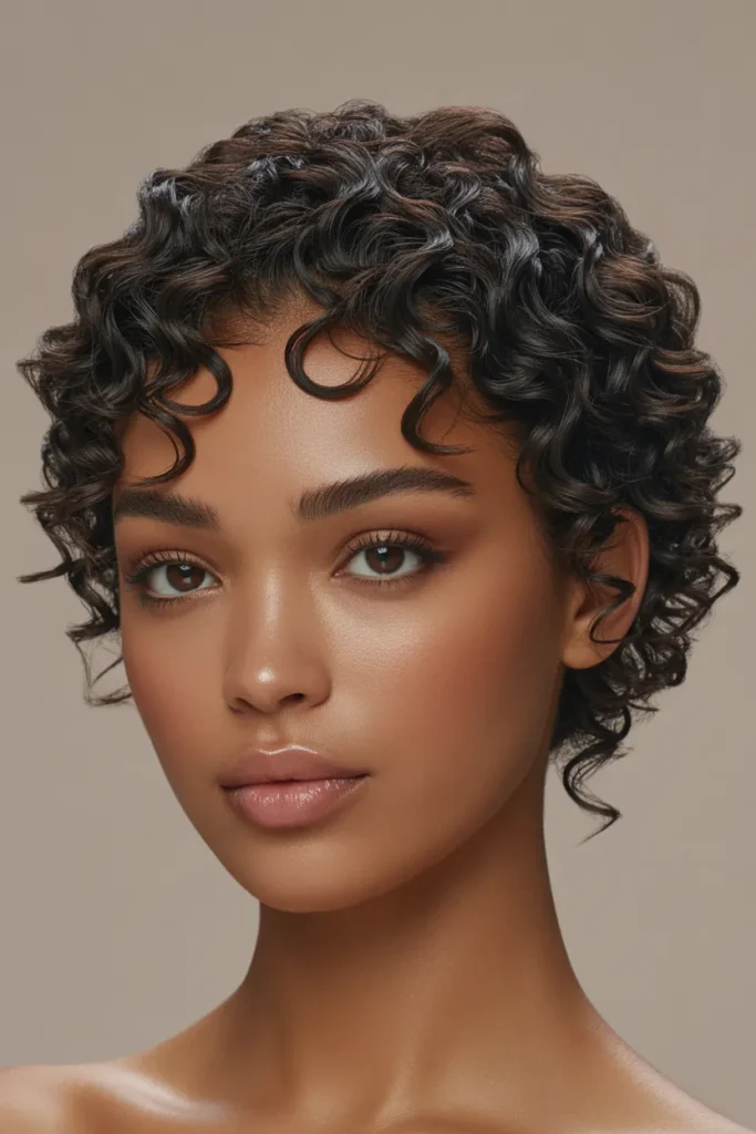 Glossy Defined Curl TWA