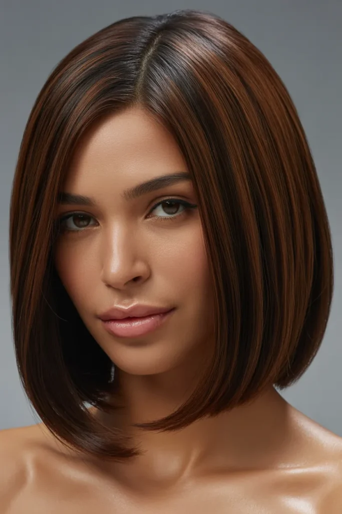 Glossy Espresso Power Bob