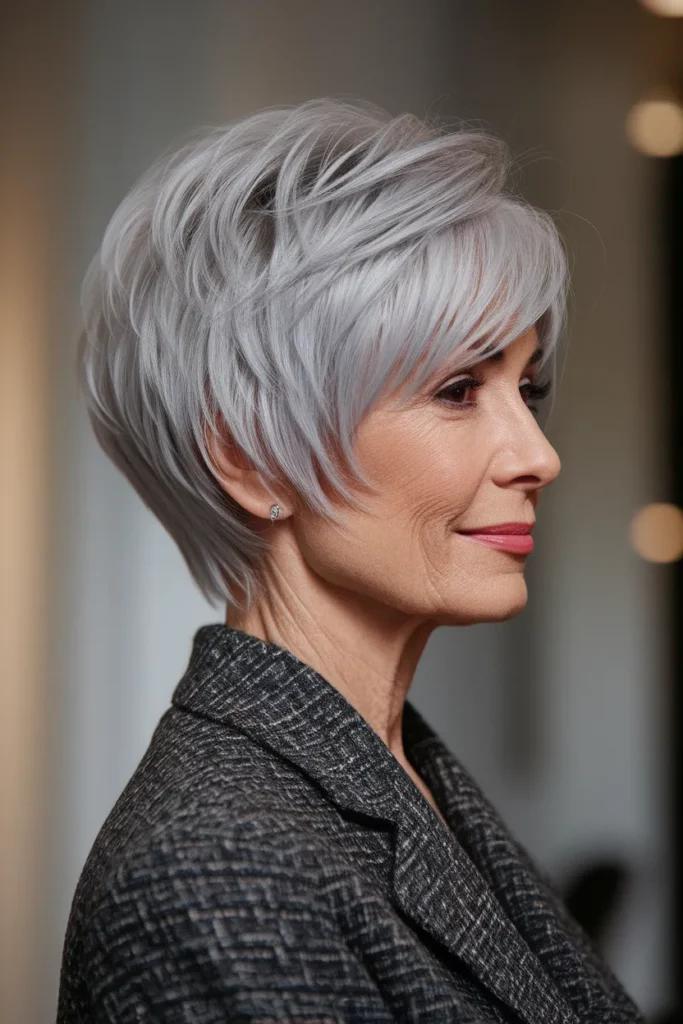Graduated Grey Crop