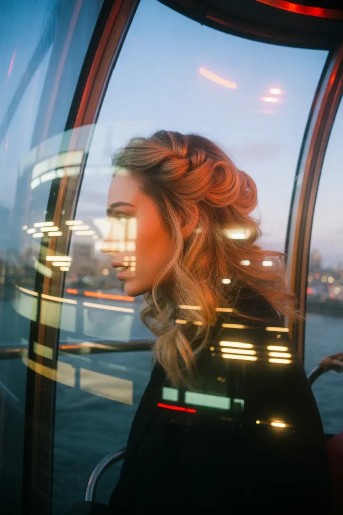 Half-Up Wave Twist