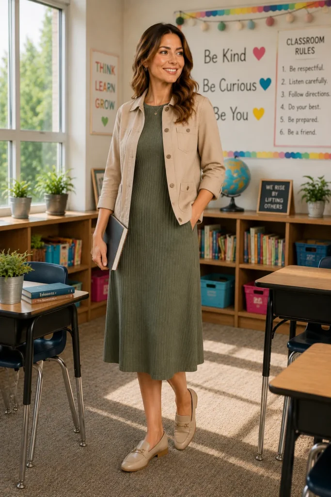 Knit Dress Layering