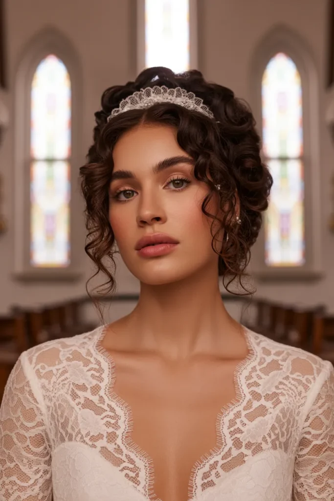 Lace Crown Updo
