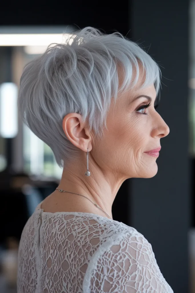 Layered Crown Pixie