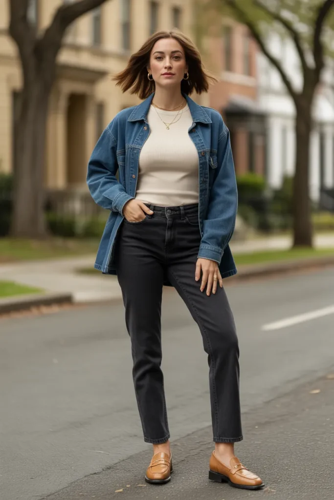 Loafer And Denim Pairing