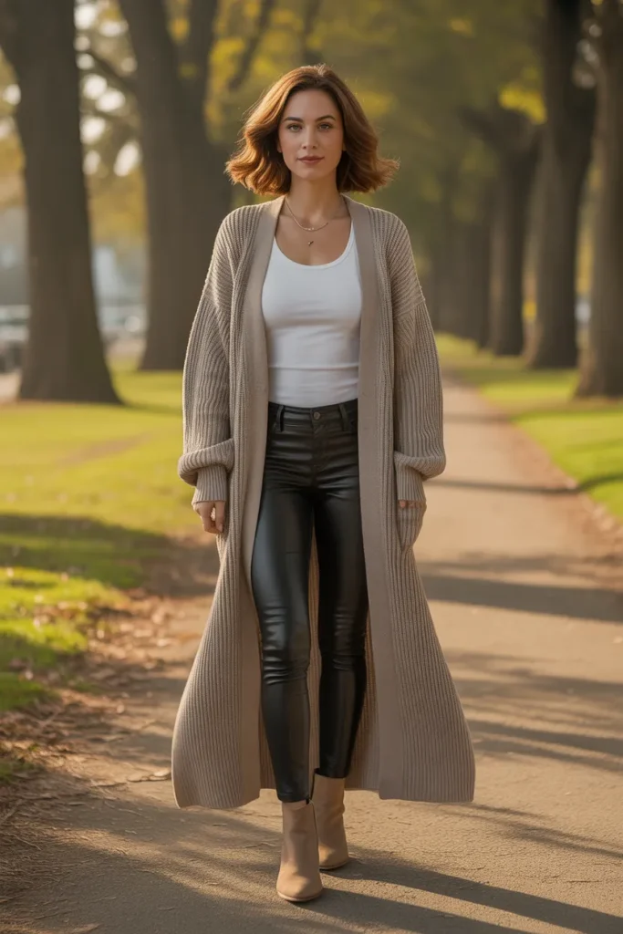 Maxi Cardigan Ensemble