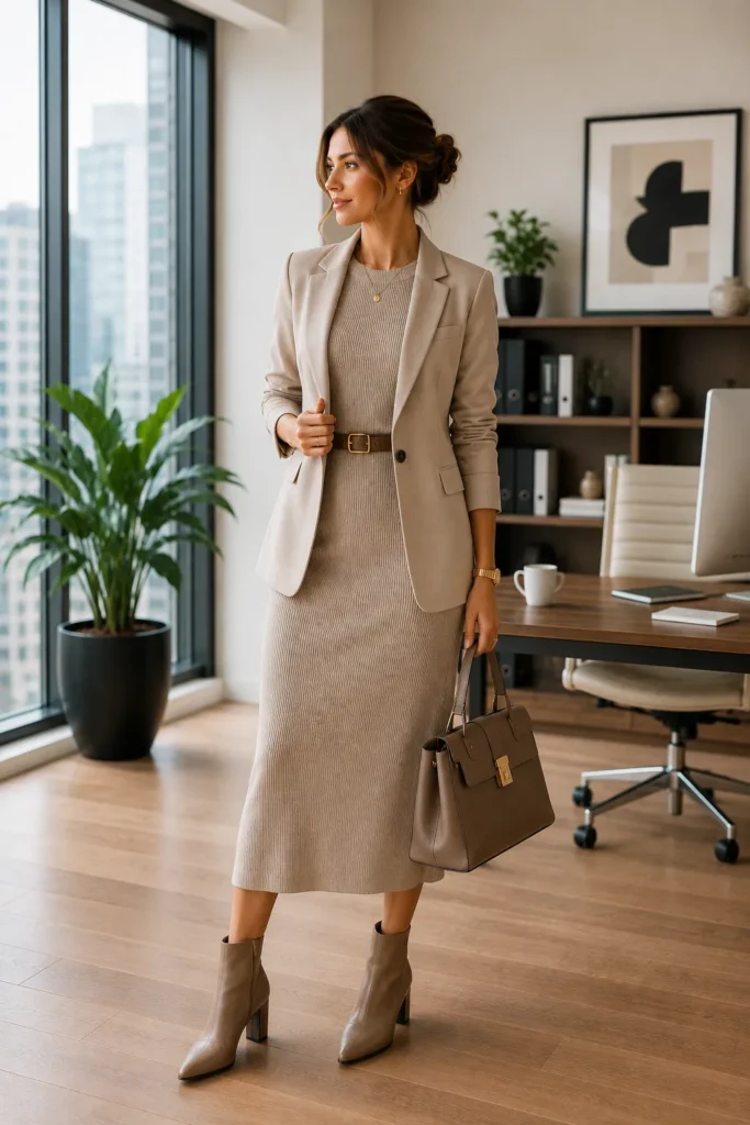 Midi Dress Layers