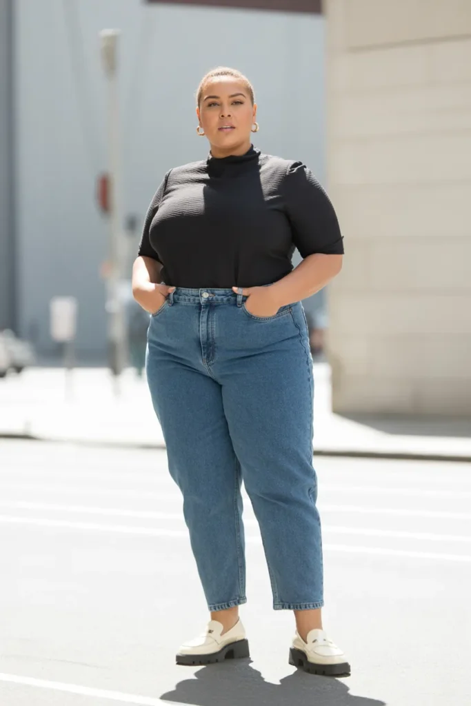 Mock Neck Minimalism