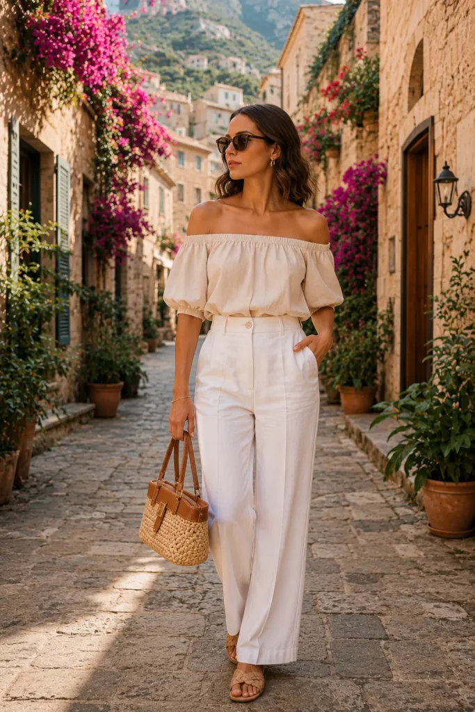 Off Shoulder Cotton