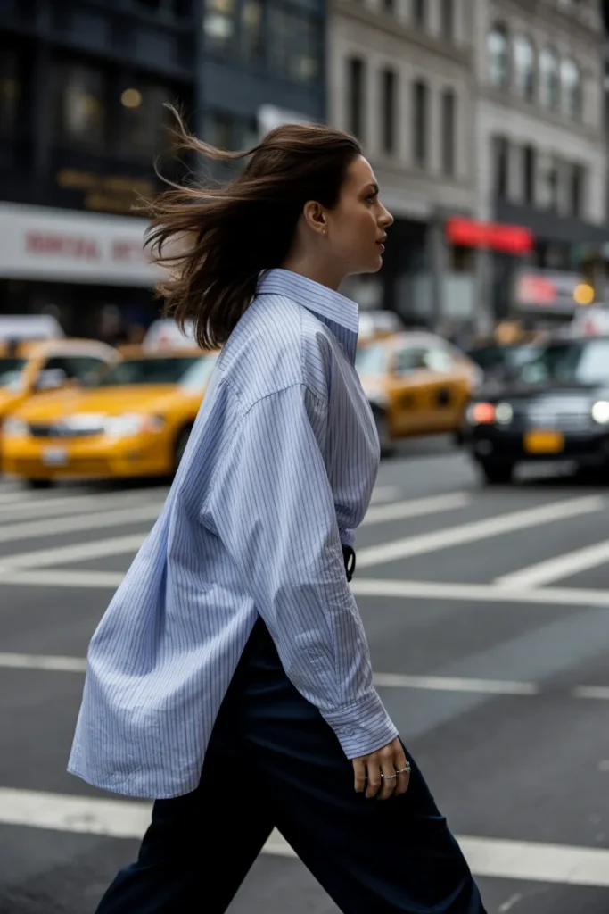 Oversized Shirt Styling