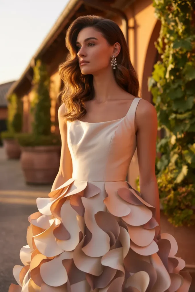 Petal Overlay Skirt