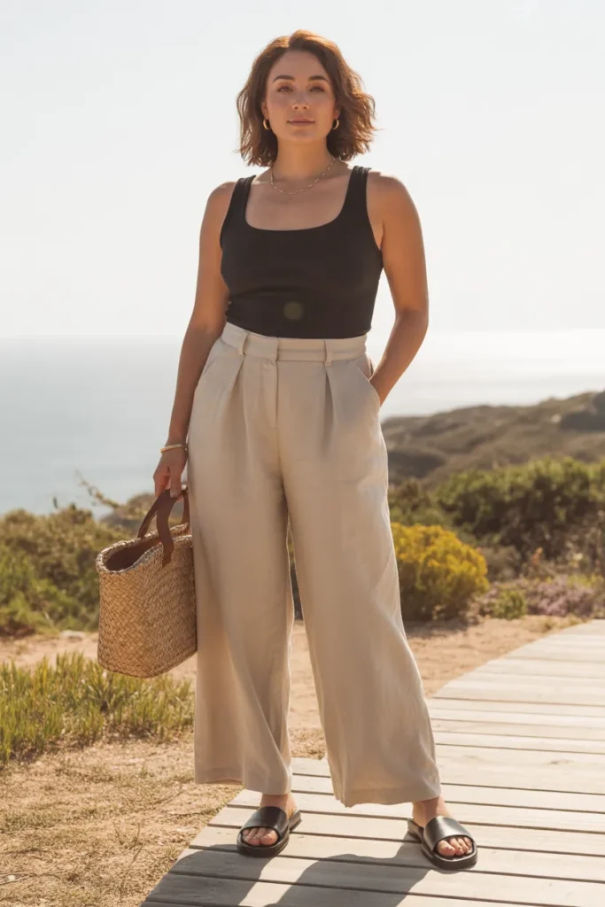 Relaxed Linen Trousers