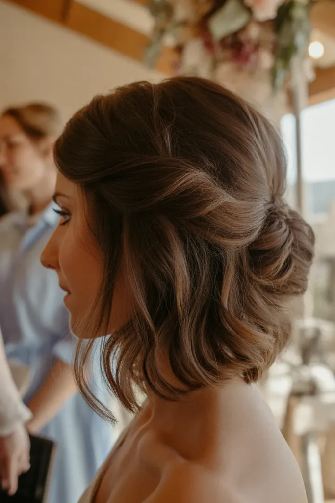 Romantic Textured Low Bun