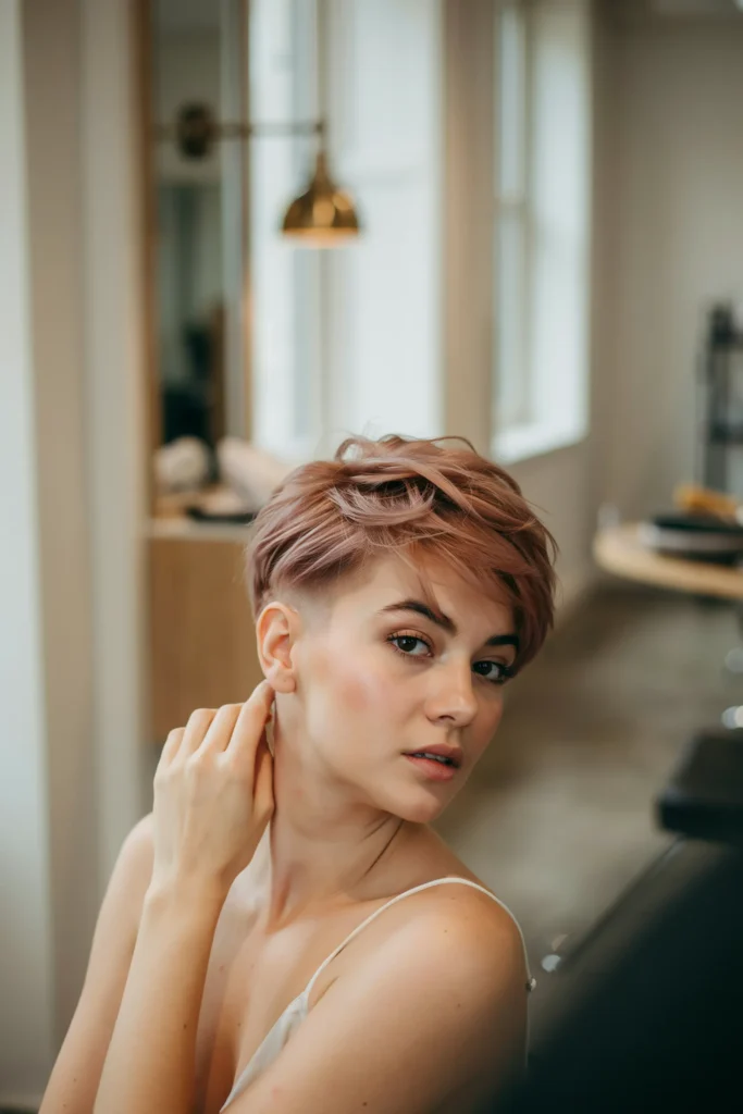 Rose Gold Undercut