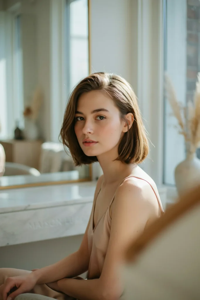  Sculpted Ear-Length Cut