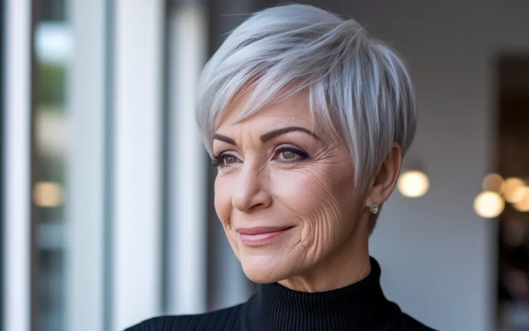 Short Grey Hairstyles for Older Women