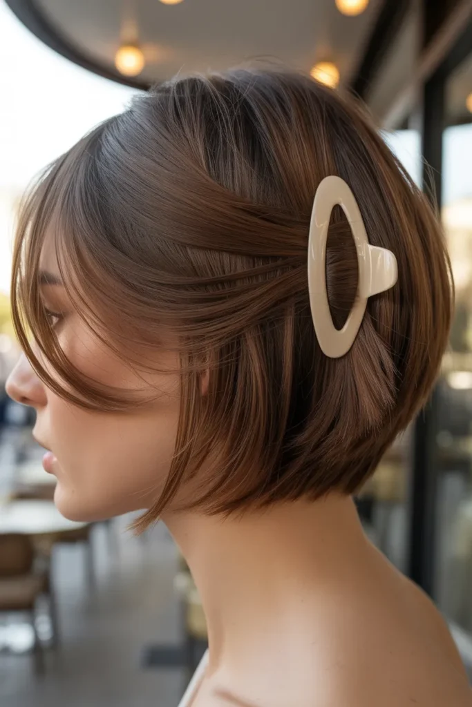 Side Section Claw Clip Twist