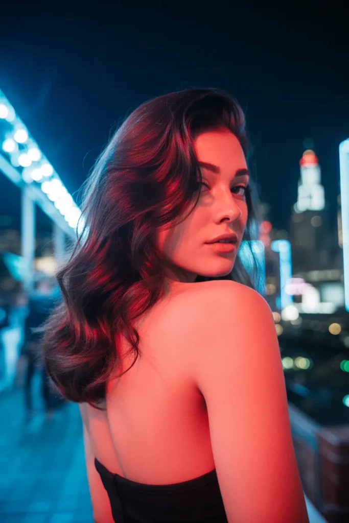 Side-Swept Glam Waves
