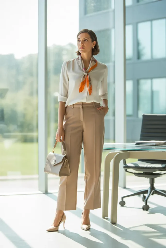 Silk Scarf Accent